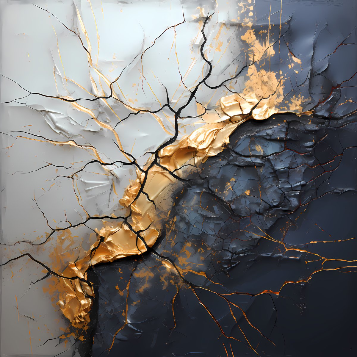 Divided — A world split in two, held together only by the line of gold between — and realizing that line is the most important thing.